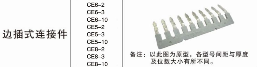边插式连接件